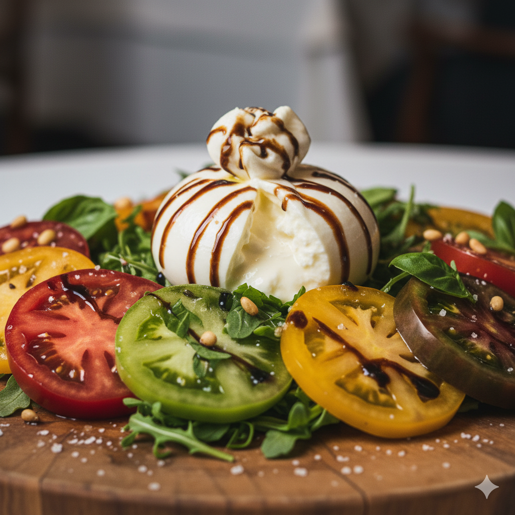 Burrata & tomatoes