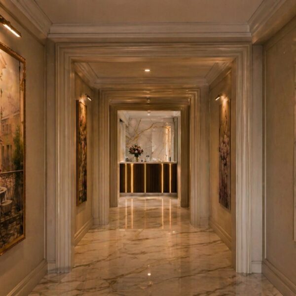 Luxury fine dining interior at Sofiya Grand in Elmwood Park NJ