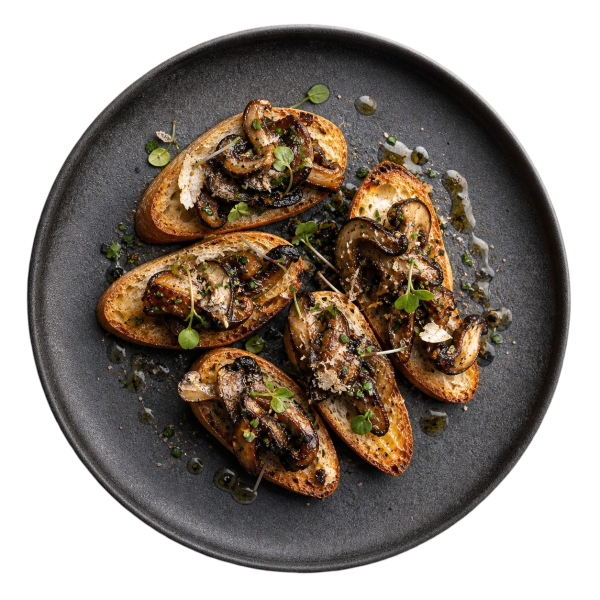 Truffle Mushroom Crostini